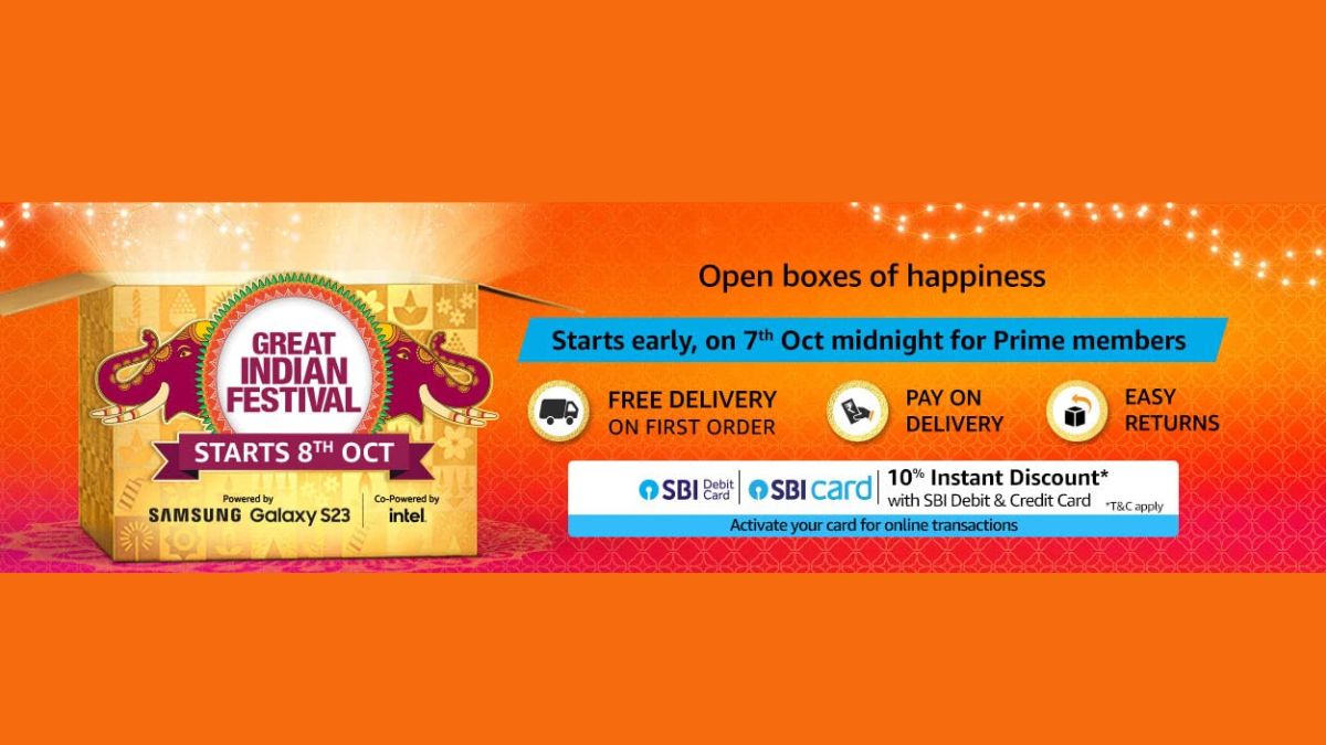 Amazon Great Indian Festival Sale 2023 Date Announced, To Begin On